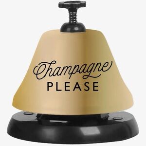 Gold Party Bell - Champagne Please